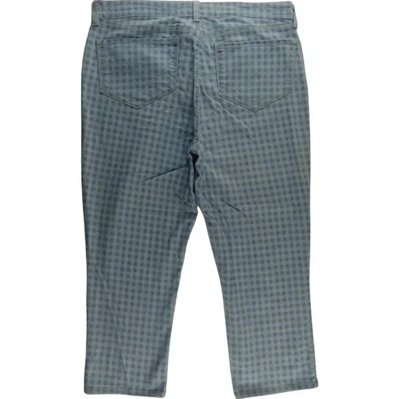 NYDJ Not Your Daughters Karen Crop Capri Jeans Women's 14 Stretch High Rise A170 - Picture 2 of 7